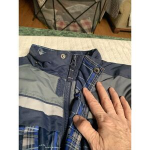 Arizona Boys 14 16 Winter Puffer Coat Jacket Ski Blue Gray Black With‎ Hood